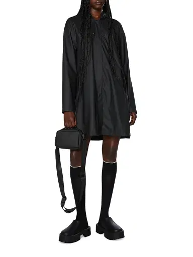 Rains Women's A-Line W Jacket - Black - Size XL | Thumbnail 2