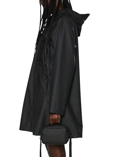 Rains Women's A-Line W Jacket - Black - Size XL | Thumbnail 4