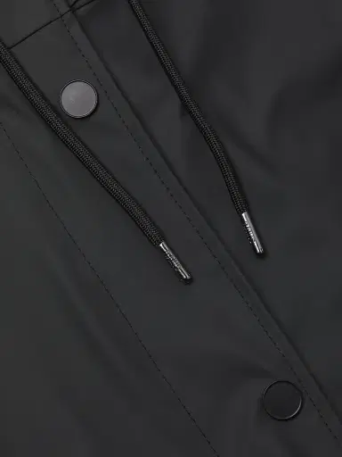 Rains Women's Curve Hooded Rain Jacket - Black - Size XL | Thumbnail 6 Rains Women's Curve Hooded Rain Jacket - Black - Size XL | Thumbnail 6