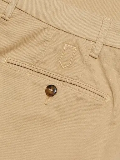 Canali Men's Chino Stretch-Cotton Pants - Tan | Thumbnail 7
