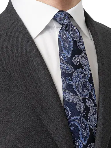 Eton Men's Paisley Silk Tie | Thumbnail 2 Eton Men's Paisley Silk Tie | Thumbnail 2