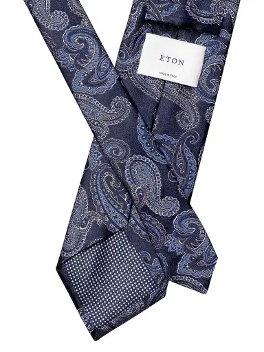 Eton Men's Paisley Silk Tie | Thumbnail 3 Eton Men's Paisley Silk Tie | Thumbnail 3