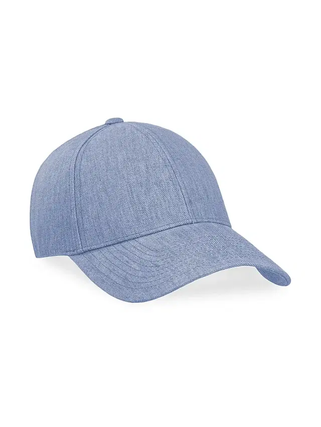 Varsity Headwear Men's Linen Baseball Hat - Azure Blue