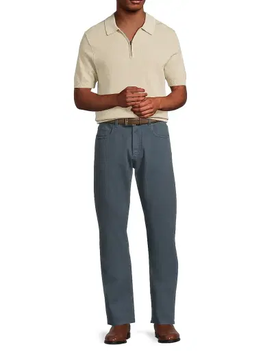 Canali Men's Stretch Modern-Fit Slim Jeans - Blue | Thumbnail 2