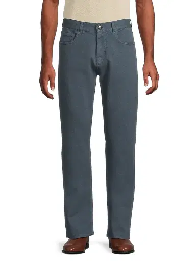 Canali Men's Stretch Modern-Fit Slim Jeans - Blue | Thumbnail 3