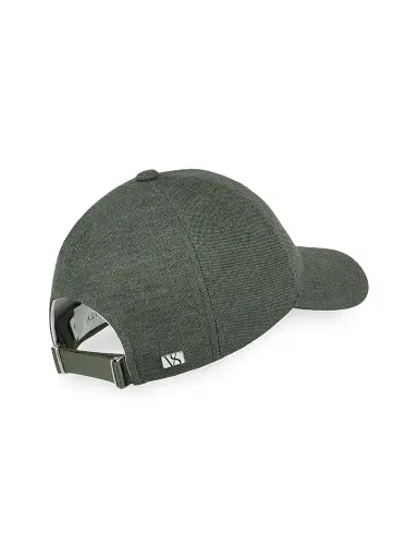 Varsity Headwear Men's Linen Baseball Hat - French Olive Linen | Thumbnail 3