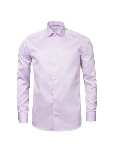Eton Men's Contemporary-Fit Twill Dress Shirt - Purple - Size 18 | Thumbnail 2 Eton Men's Contemporary-Fit Twill Dress Shirt - Purple - Size 18 | Thumbnail 2
