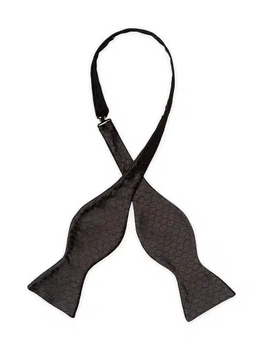 Eton Men's Geometric Silk Bow Tie | Thumbnail 2 Eton Men's Geometric Silk Bow Tie | Thumbnail 2