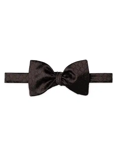 Eton Men's Geometric Silk Bow Tie | Thumbnail 1 Eton Men's Geometric Silk Bow Tie | Thumbnail 1