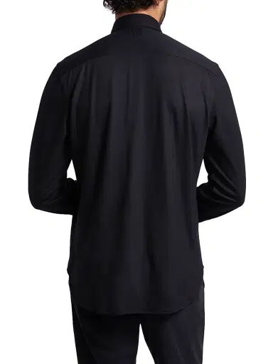 Canali Men's Jersey Sport Shirt - Navy | Thumbnail 5 Canali Men's Jersey Sport Shirt - Navy | Thumbnail 5