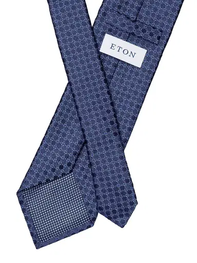 Eton Men's Floral Woven Silk Tie | Thumbnail 3 Eton Men's Floral Woven Silk Tie | Thumbnail 3