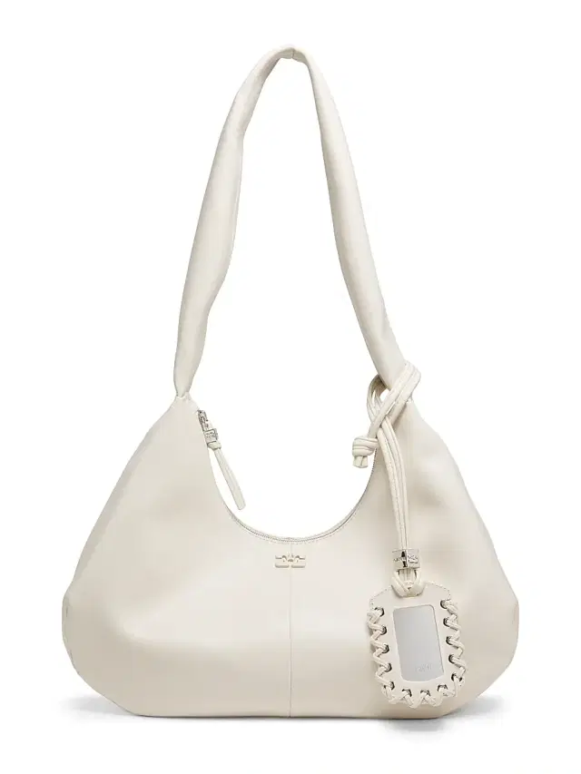 Ganni Women's Bou  Hobo Bag - Egret