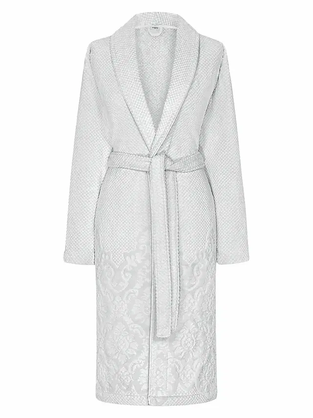 Togas Women's Michelle Cotton Bathrobe - Pale Grey