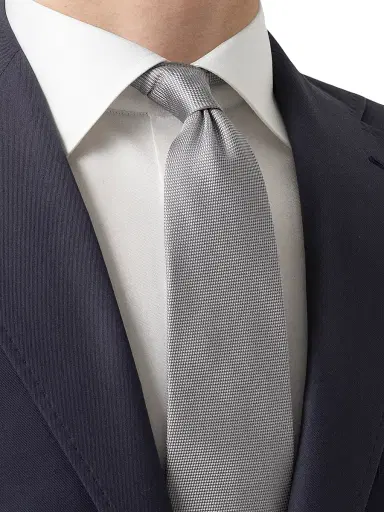Eton Men's Solid Silk Tie | Thumbnail 3
