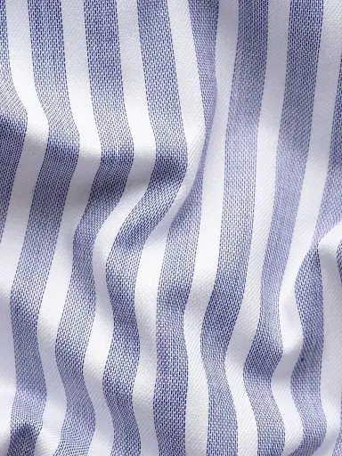 Eton Men's Slim-Fit Striped Twill Shirt - Blue - Size 17.5 | Thumbnail 3 Eton Men's Slim-Fit Striped Twill Shirt - Blue - Size 17.5 | Thumbnail 3
