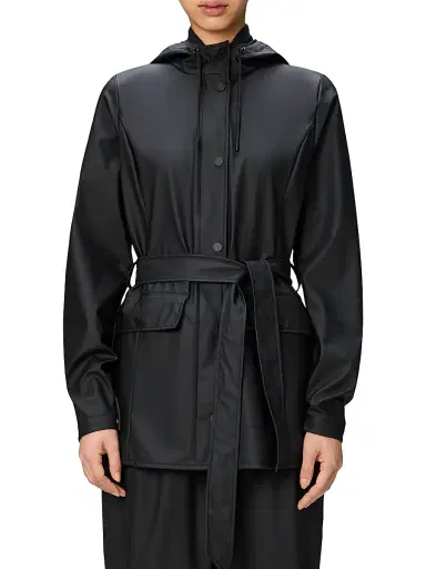 Rains Women's Curve Hooded Jacket | Thumbnail 3 Rains Women's Curve Hooded Jacket | Thumbnail 3
