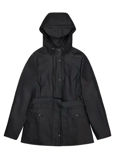 Rains Women's Curve Hooded Jacket | Thumbnail 1 Rains Women's Curve Hooded Jacket | Thumbnail 1