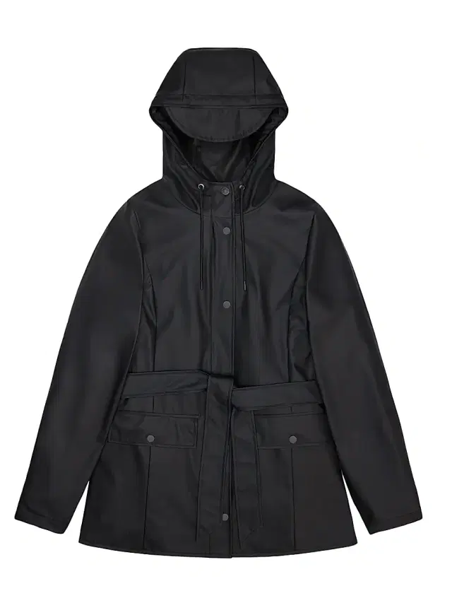 Women's Curve Hooded Jacket - Black