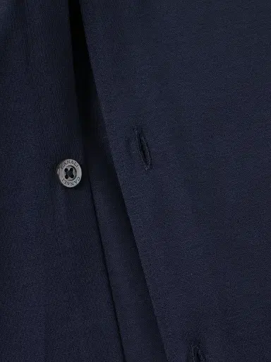 Canali Men's Jersey Sport Shirt - Dark Blue | Thumbnail 6 Canali Men's Jersey Sport Shirt - Dark Blue | Thumbnail 6