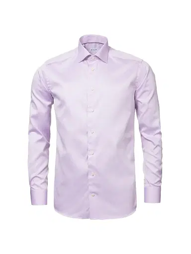 Eton Men's Cotton-Twill Contemporary-Fit Dress Shirt - Purple - Size 18.5 | Thumbnail 2 Eton Men's Cotton-Twill Contemporary-Fit Dress Shirt - Purple - Size 18.5 | Thumbnail 2