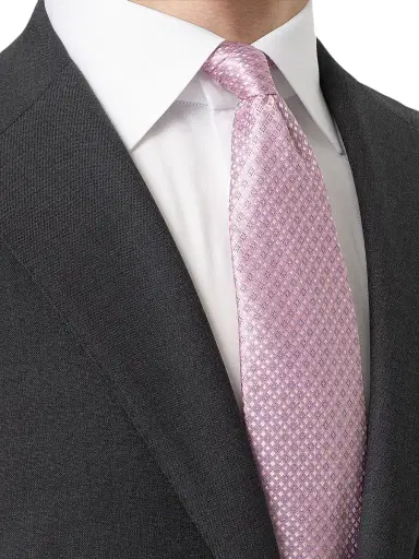 Eton Men's Micro-Geometric Silk Tie | Thumbnail 2 Eton Men's Micro-Geometric Silk Tie | Thumbnail 2