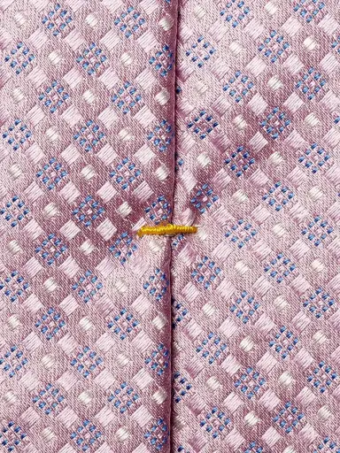 Eton Men's Micro-Geometric Silk Tie | Thumbnail 4 Eton Men's Micro-Geometric Silk Tie | Thumbnail 4
