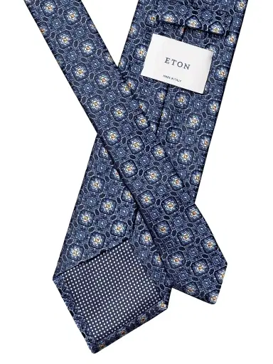 Eton Men's Medallion Silk Tie | Thumbnail 3 Eton Men's Medallion Silk Tie | Thumbnail 3