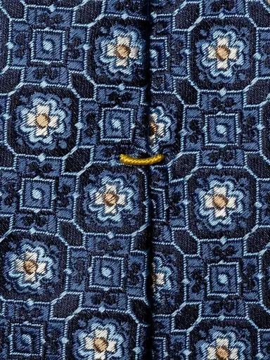Eton Men's Medallion Silk Tie | Thumbnail 4 Eton Men's Medallion Silk Tie | Thumbnail 4
