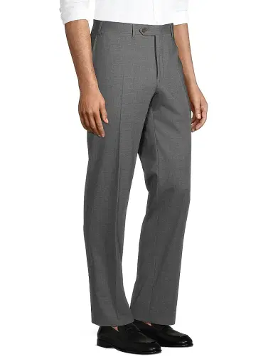 Canali Men's Stretch Wool Trousers | Thumbnail 4 Canali Men's Stretch Wool Trousers | Thumbnail 4