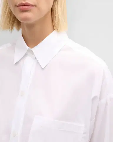 TWP Soon To Be Ex Superfine Cotton Button-Front Shirt | Thumbnail 5 TWP Soon To Be Ex Superfine Cotton Button-Front Shirt | Thumbnail 5