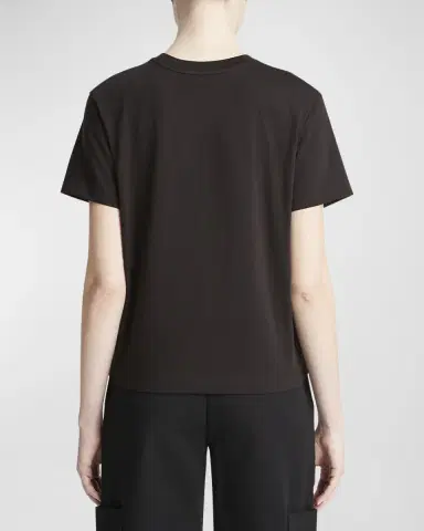 Vince Short-Sleeve Pima Cotton Crewneck T-Shirt | Thumbnail 6 Vince Short-Sleeve Pima Cotton Crewneck T-Shirt | Thumbnail 6