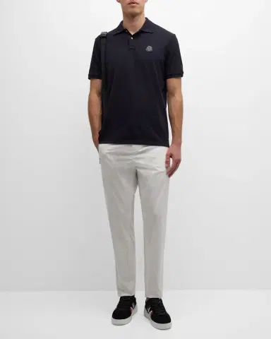 Moncler Men's Small Logo Polo Shirt | Thumbnail 2 Moncler Men's Small Logo Polo Shirt | Thumbnail 2