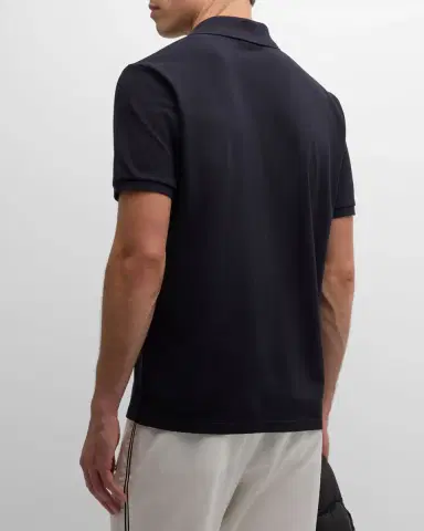 Moncler Men's Small Logo Polo Shirt | Thumbnail 3 Moncler Men's Small Logo Polo Shirt | Thumbnail 3