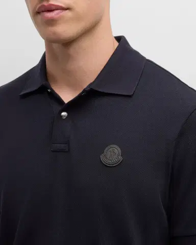 Moncler Men's Small Logo Polo Shirt | Thumbnail 7 Moncler Men's Small Logo Polo Shirt | Thumbnail 7