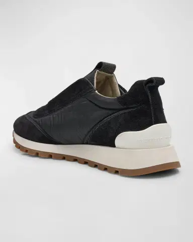 Brunello Cucinelli Monili Laceless Trainer Sneakers | Thumbnail 4