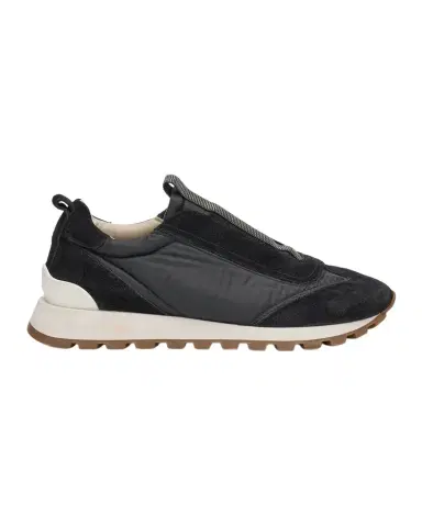 Brunello Cucinelli Monili Laceless Trainer Sneakers | Thumbnail 1
