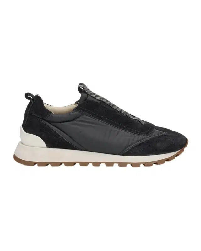 Brunello Cucinelli Monili Laceless Trainer Sneakers