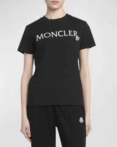 Moncler Embroidered Logo T-Shirt | Thumbnail 4