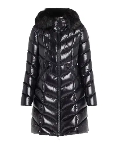 Moncler Fulmarus Faux Fur-Trimmed Hooded Long Down Jacket | Thumbnail 1