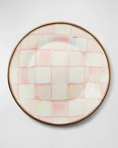 MacKenzie-Childs Rosy Check Appetizer Plates | Thumbnail 4 MacKenzie-Childs Rosy Check Appetizer Plates | Thumbnail 4