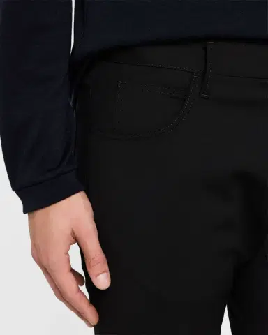 Giorgio Armani Men's Wool Twill 5-Pocket Pants | Thumbnail 5