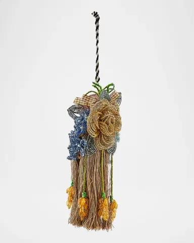 MacKenzie-Childs Field Study Beaded Tassel | Thumbnail 2 MacKenzie-Childs Field Study Beaded Tassel | Thumbnail 2