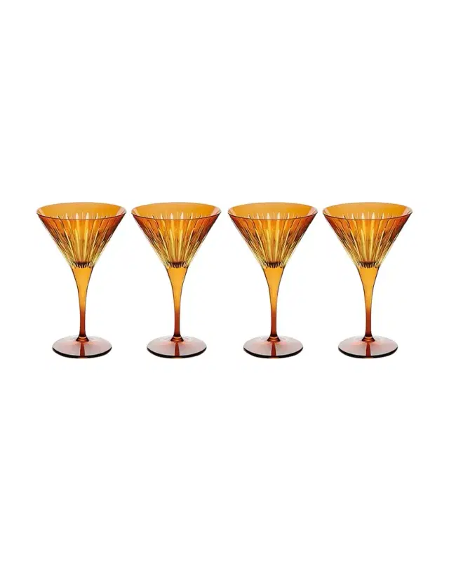 L 'Objet Prism Martini Glasses, Set of 4