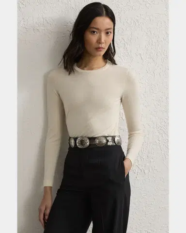 Ralph Lauren Collection Cashmere Crewneck Sweater | Thumbnail 5 Ralph Lauren Collection Cashmere Crewneck Sweater | Thumbnail 5