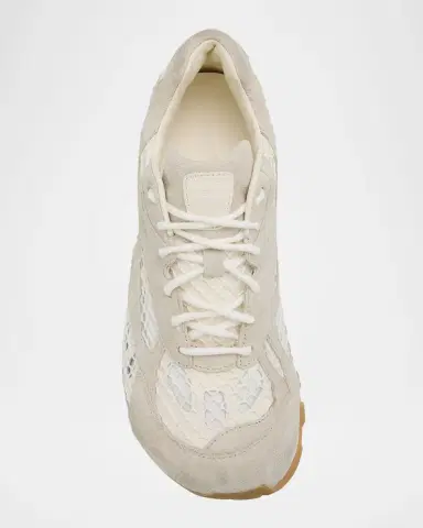 Bottega Veneta Orbit Suede Mesh Runner Sneakers | Thumbnail 5