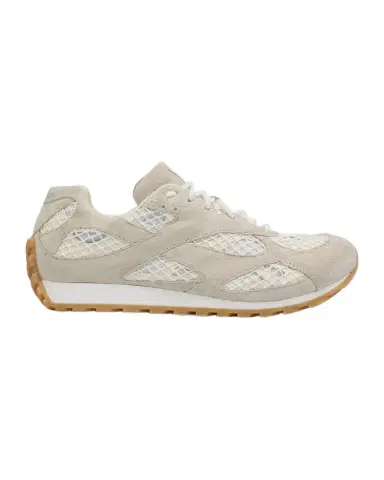 Bottega Veneta Orbit Suede Mesh Runner Sneakers | Thumbnail 1