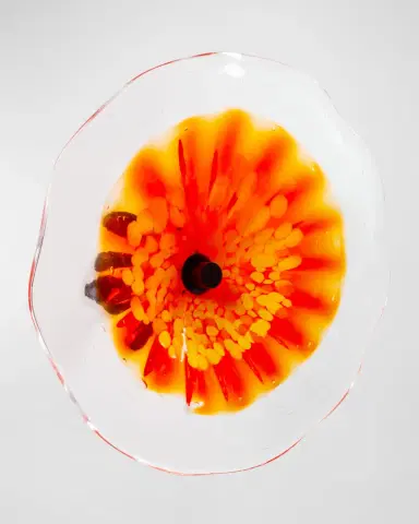 Dale Tiffany Milagra Art Glass Wall Decor, 12" Round | Thumbnail 2 Dale Tiffany Milagra Art Glass Wall Decor, 12" Round | Thumbnail 2