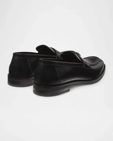 Stuart Weitzman Men's Club Brushed Leather Slip-On Loafers | Thumbnail 3 Stuart Weitzman Men's Club Brushed Leather Slip-On Loafers | Thumbnail 3