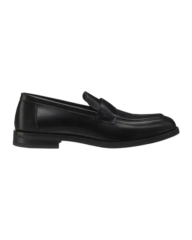 Stuart Weitzman Men's Club Brushed Leather Slip-On Loafers