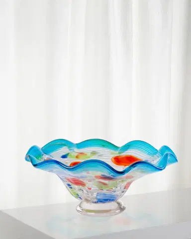 Dale Tiffany Villa Newport Art Glass Bowl | Thumbnail 1